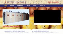 Desktop Screenshot of apincubators.com